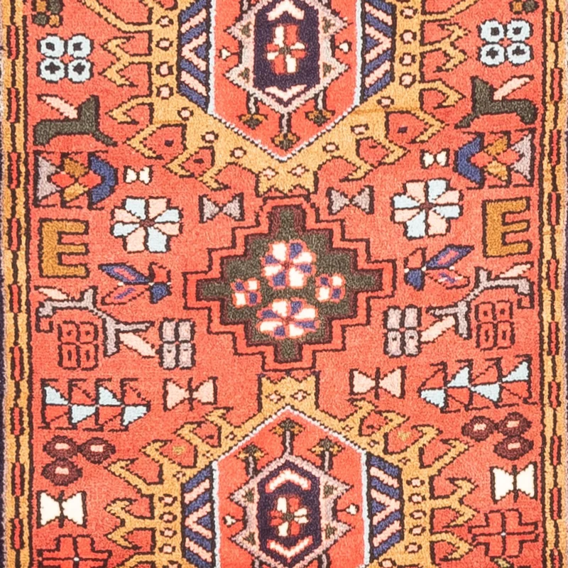 Qaraja Teppich 87x294cm - Perserteppich - rot