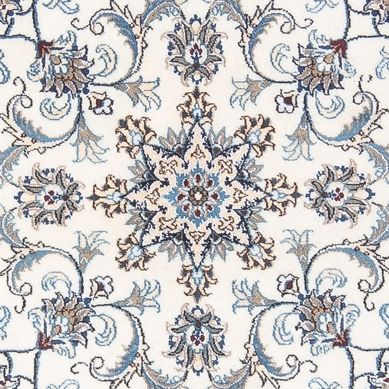 Nain Teppich 150x150cm - Perserteppich - creme