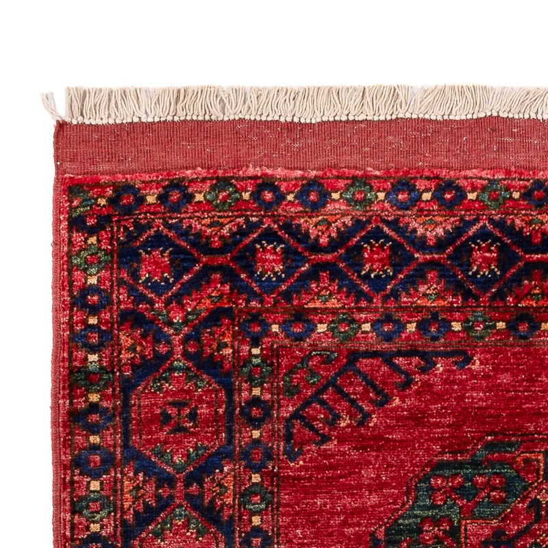 Afghan Teppich 102x151cm - Orientteppich - rot