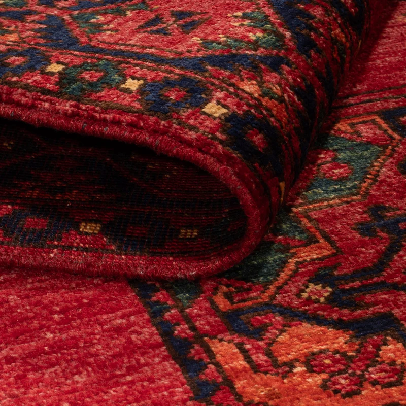Afghan Teppich 102x151cm - Orientteppich - rot