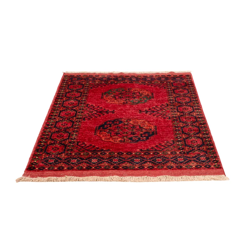 Afghan Teppich 102x151cm - Orientteppich - rot