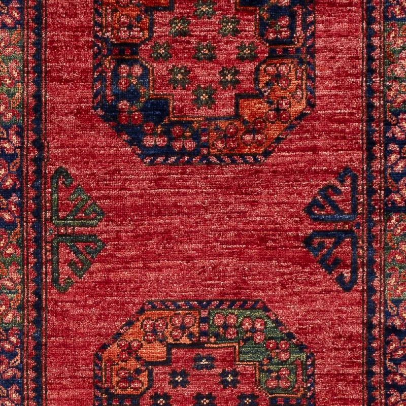 Afghan Teppich 103x151cm - Orientteppich - rot
