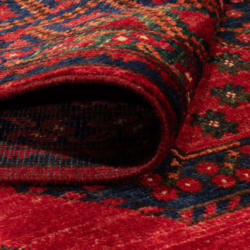 Afghan Teppich 100x155cm - Orientteppich - rot
