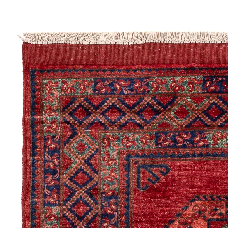 Afghan Teppich 103x153cm - Orientteppich - rot
