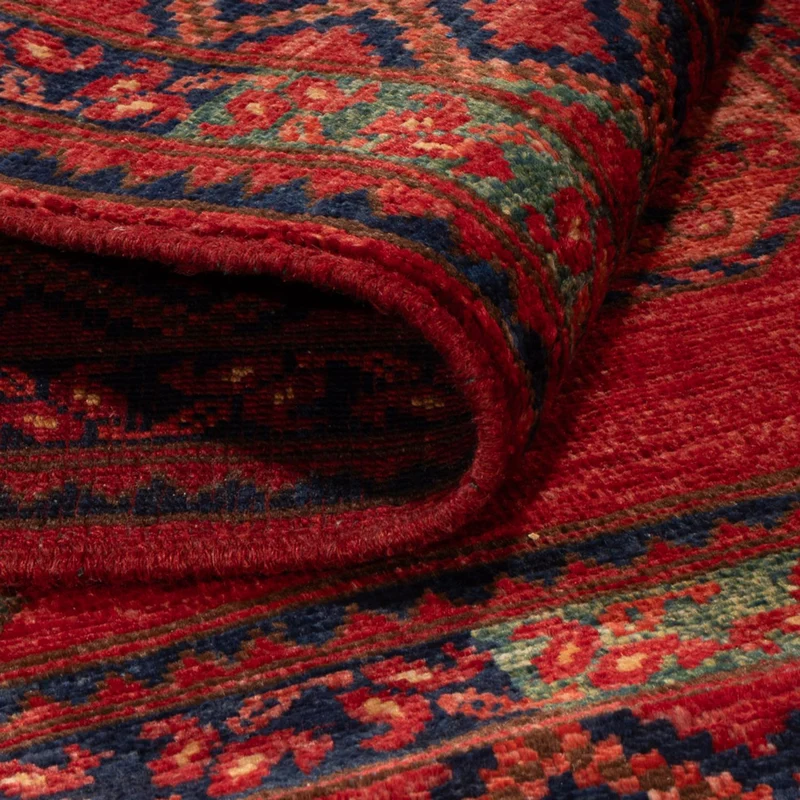 Afghan Teppich 103x153cm - Orientteppich - rot