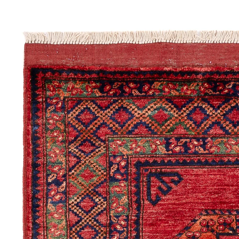 Afghan Teppich 101x151cm - Orientteppich - rot
