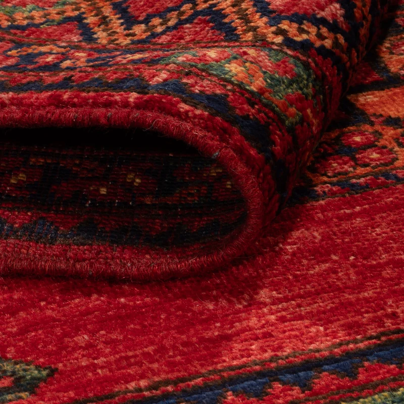 Afghan Teppich 101x151cm - Orientteppich - rot