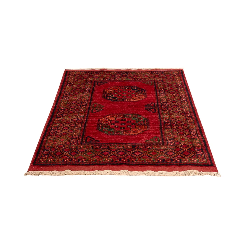 Afghan Teppich 101x151cm - Orientteppich - rot