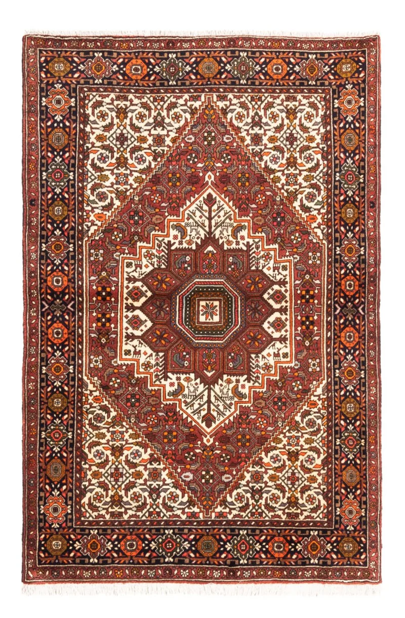 Gholtogh Teppich 100x149cm - Perserteppich - rot