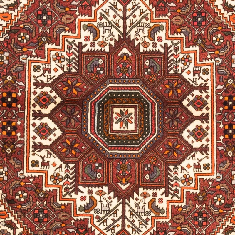Gholtogh Teppich 100x149cm - Perserteppich - rot
