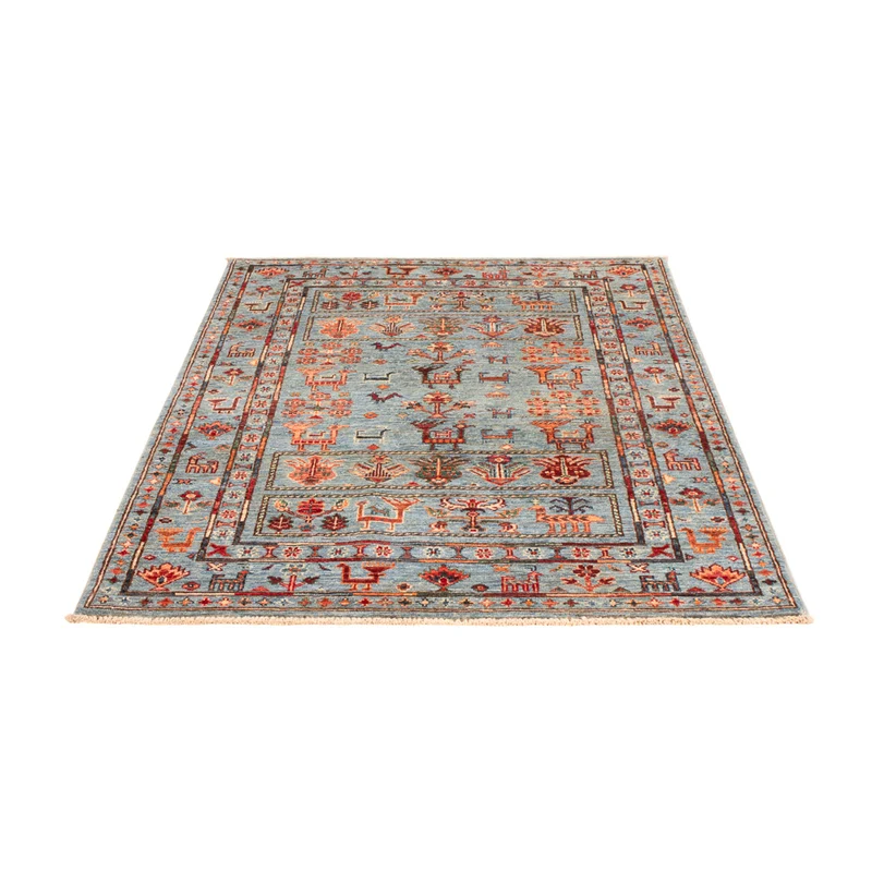 Ariana Teppich 104x154cm - Orientteppich - hellblau