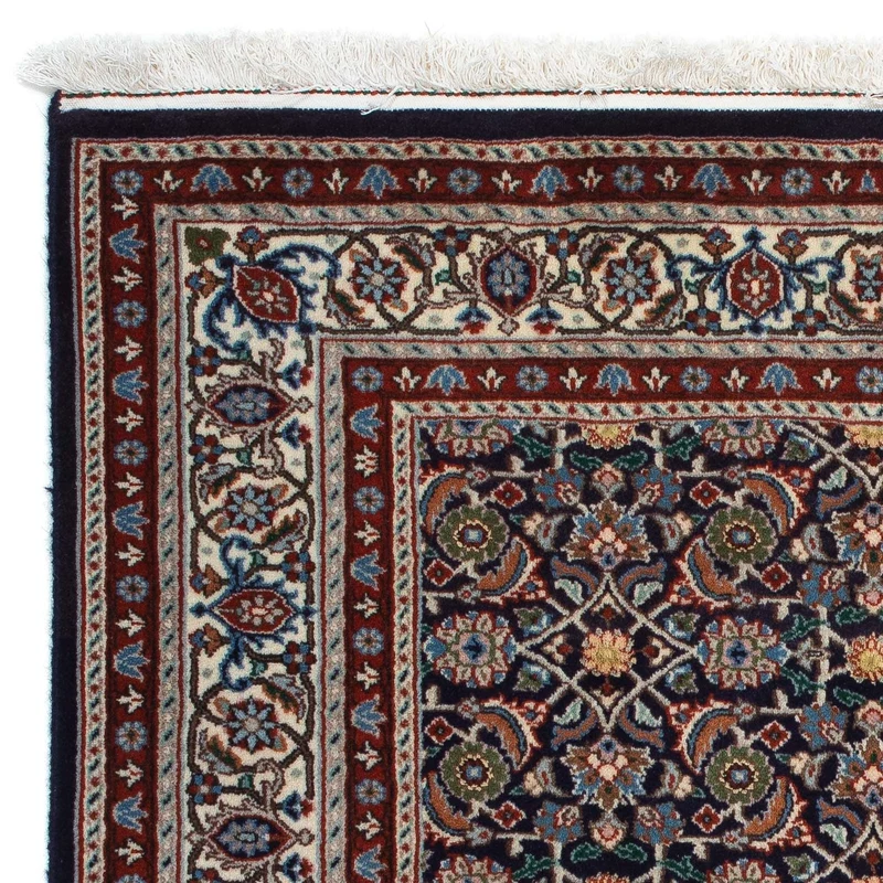 Moud Teppich 103x104cm - Perserteppich - dunkelblau