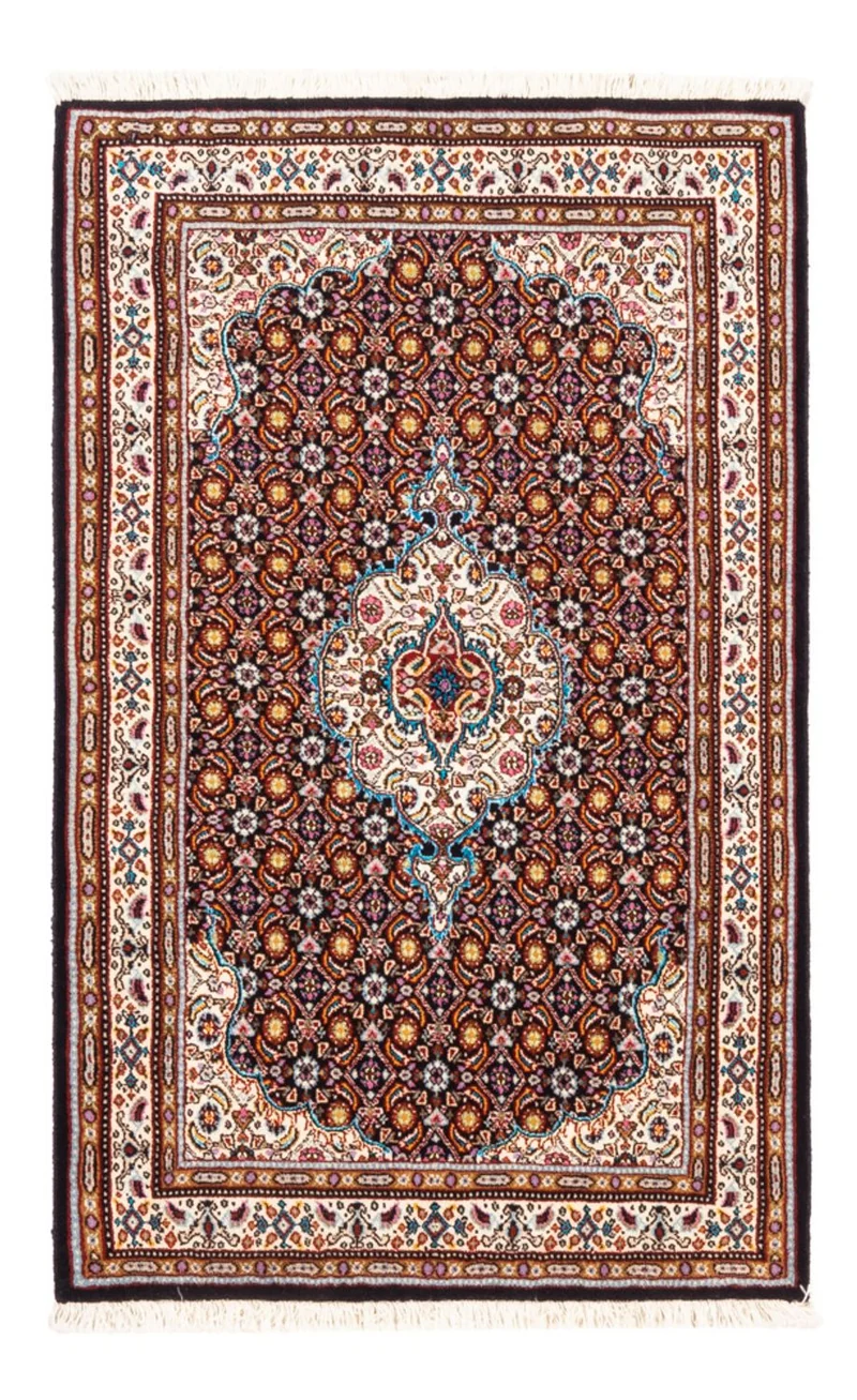 Moud Teppich 80x120cm - Perserteppich - dunkelblau