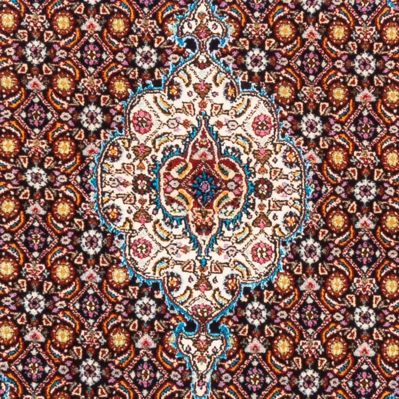 Moud Teppich 80x120cm - Perserteppich - dunkelblau