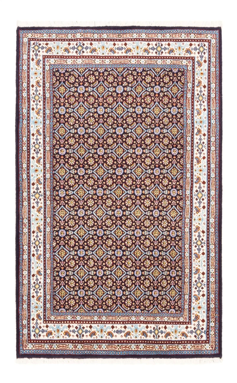 Moud Teppich 80x120cm - Perserteppich - dunkelblau