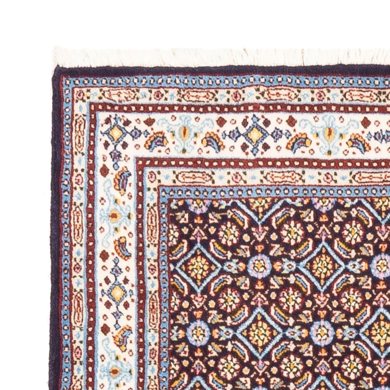 Moud Teppich 80x120cm - Perserteppich - dunkelblau