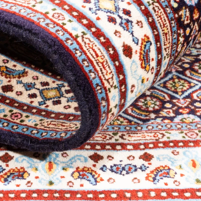 Moud Teppich 80x120cm - Perserteppich - dunkelblau