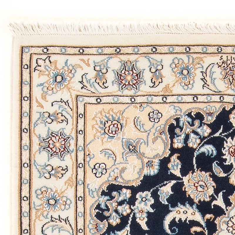 Nain - 6La Teppich 80x120cm - Perserteppich - dunkelblau
