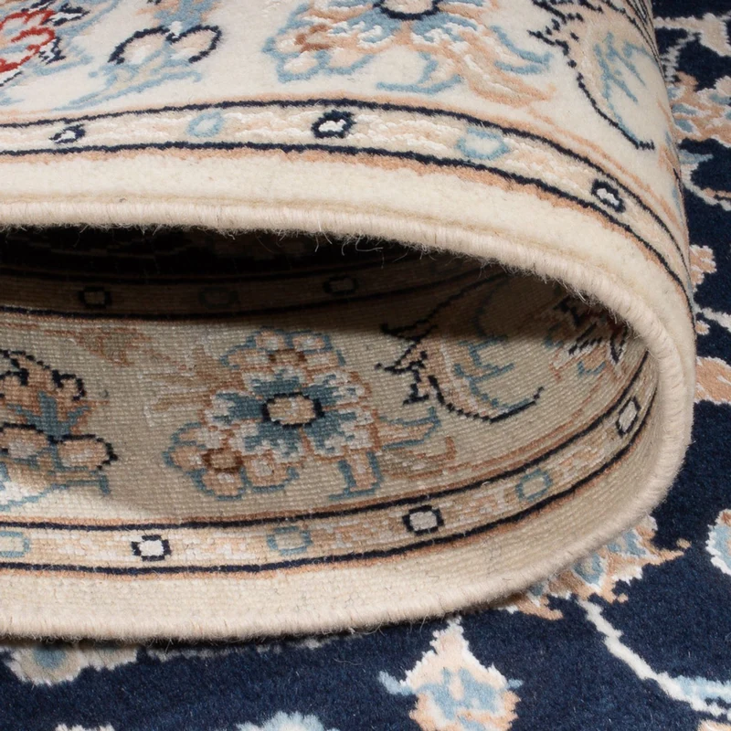 Nain - 6La Teppich 80x120cm - Perserteppich - dunkelblau