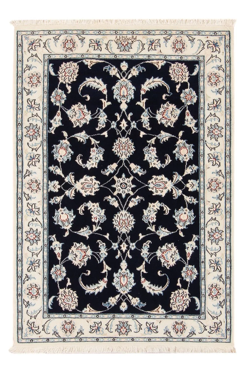 Nain - 6La Teppich 80x120cm - Perserteppich - dunkelblau