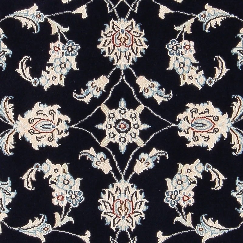 Nain - 6La Teppich 80x120cm - Perserteppich - dunkelblau