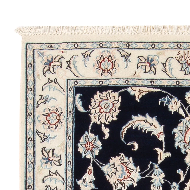 Nain - 6La Teppich 80x120cm - Perserteppich - dunkelblau