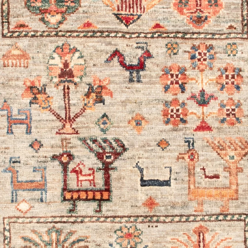 Ariana Teppich 80x122cm - Orientteppich - beige