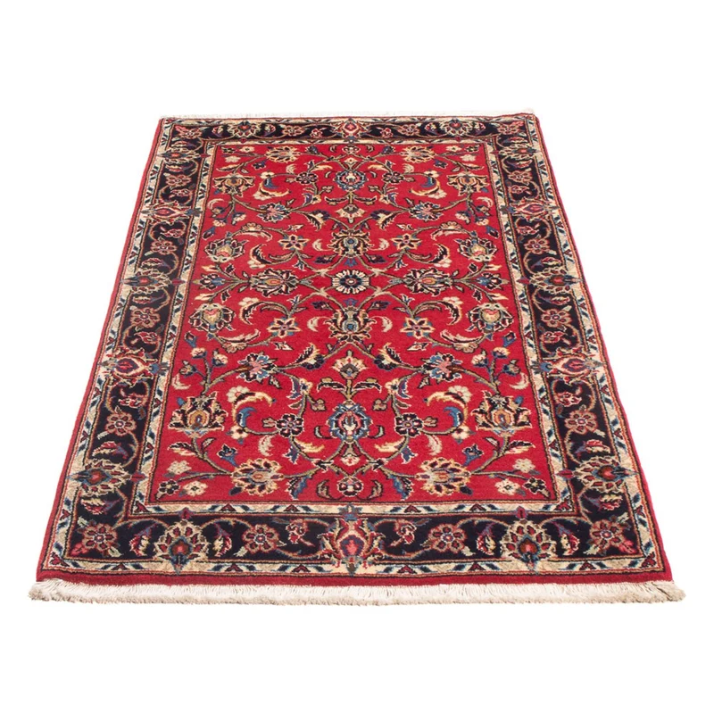 Keshan Teppich 80x145cm - Perserteppich - rot