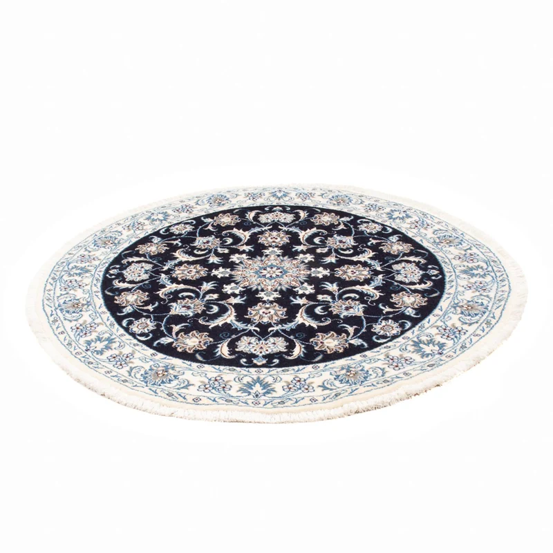 Perserteppich - Nain rund - 150 x 150 cm - dunkelblau