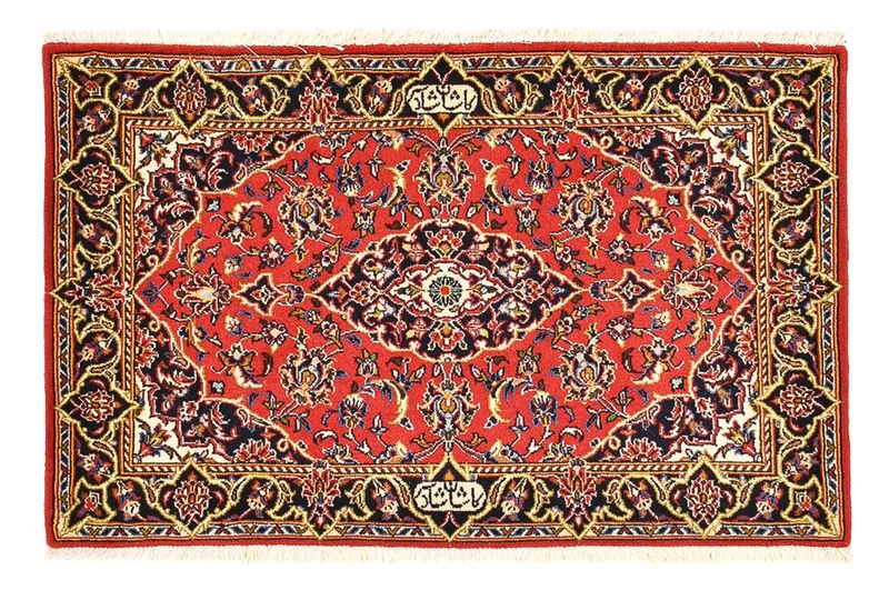 Keshan Teppich 70x98cm - Perserteppich - rot