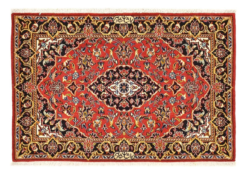 Keshan Teppich 70x98cm - Perserteppich - rot
