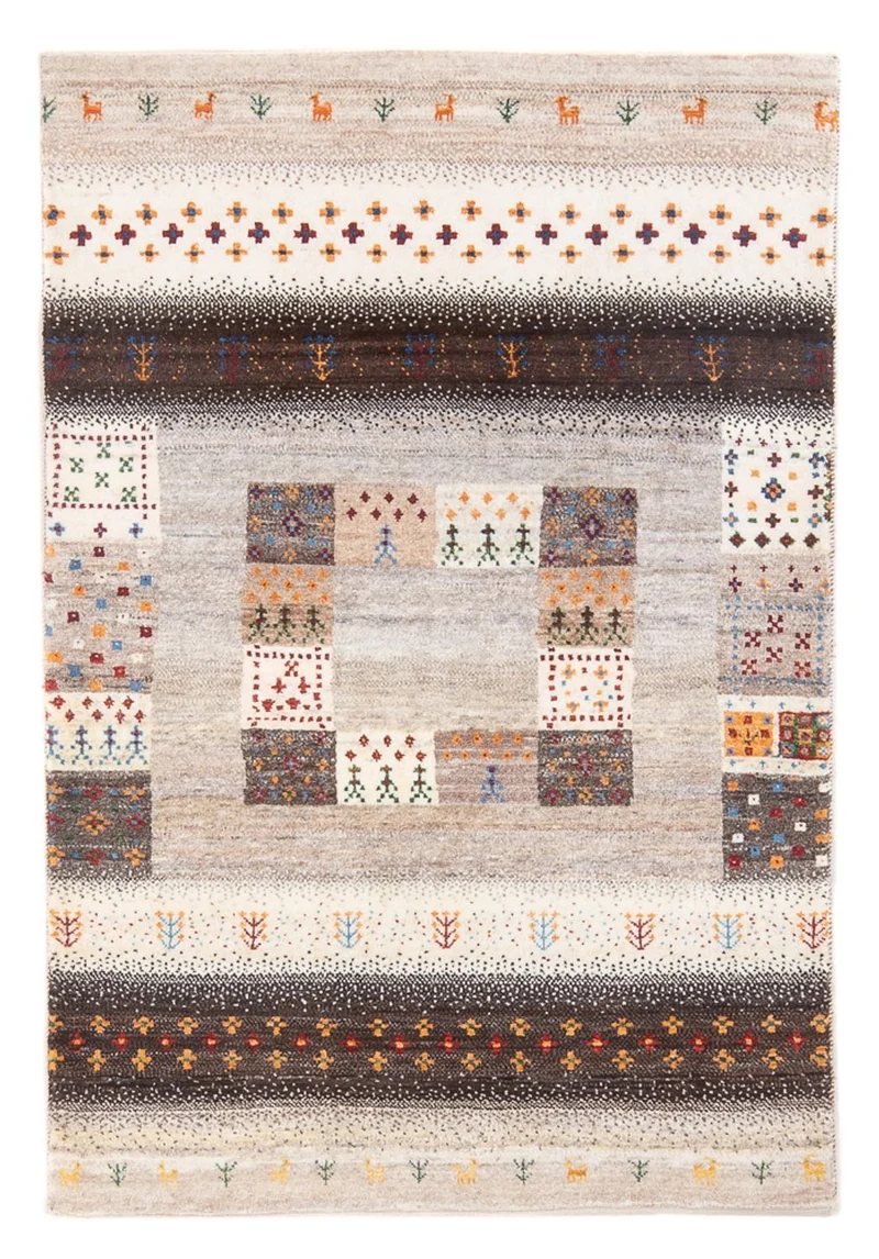 Loribaft Teppich Perser 84x130cm - Orientteppich - mehrfarbig