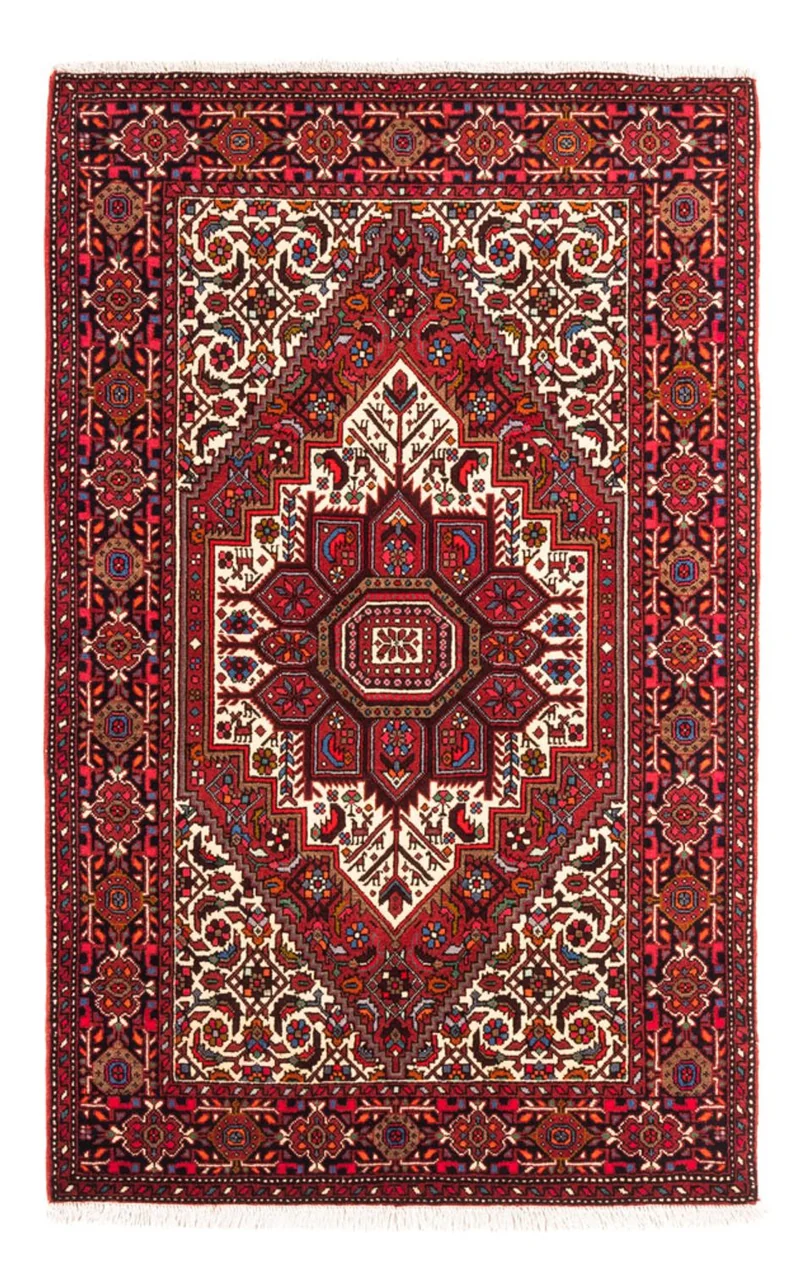 Gholtogh Teppich 98x150cm - Perserteppich - rot