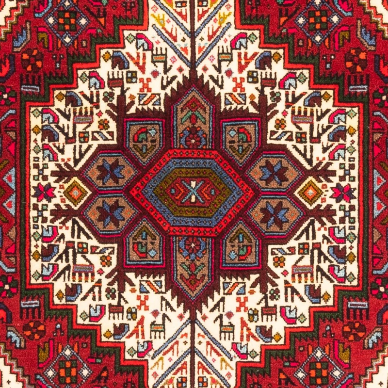 Gholtogh Teppich 100x146cm - Perserteppich - rot
