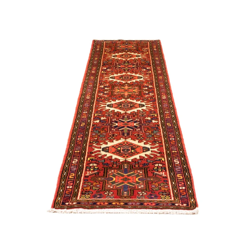 Qaraja Teppich 67x278cm - Perserteppich - rot
