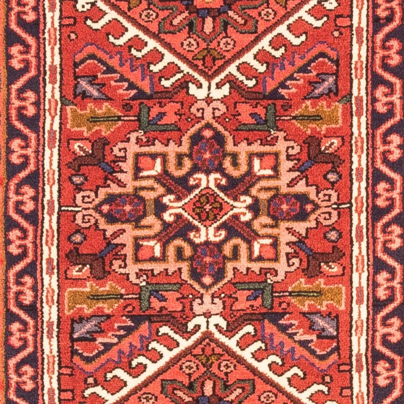 Qaraja Teppich 65x285cm - Perserteppich - rot