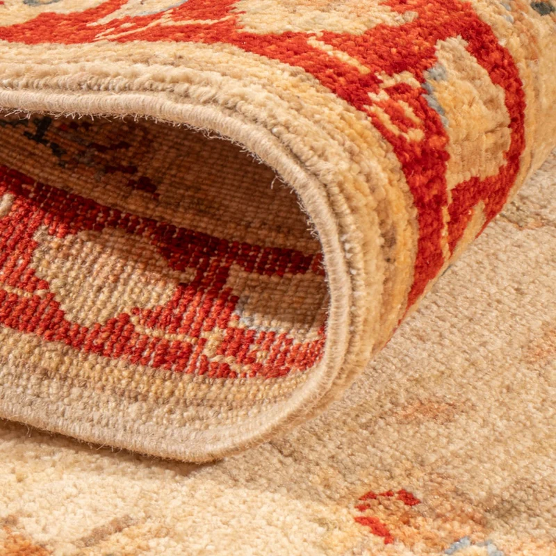 Ziegler Teppich 50x145cm - Orientteppich - beige