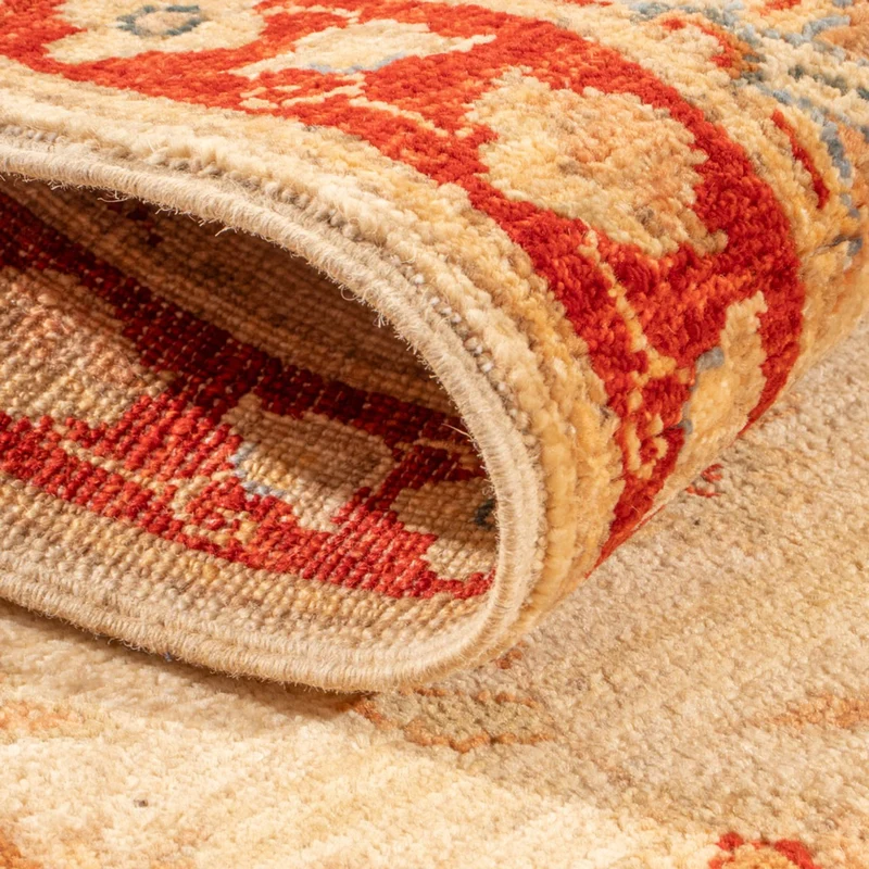 Ziegler Teppich 50x144cm - Orientteppich - beige