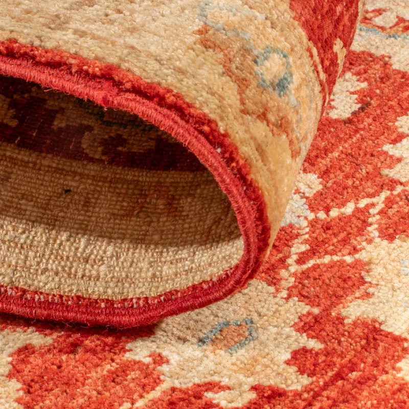 Ziegler Teppich 50x148cm - Orientteppich - rot