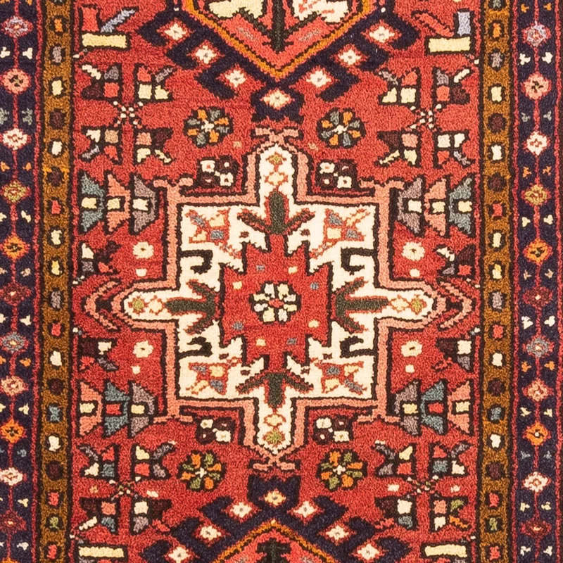 Qaraja Teppich 70x300cm - Perserteppich - rot
