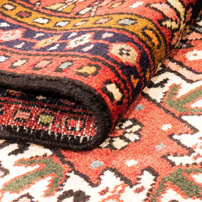 Qaraja Teppich 70x300cm - Perserteppich - rot