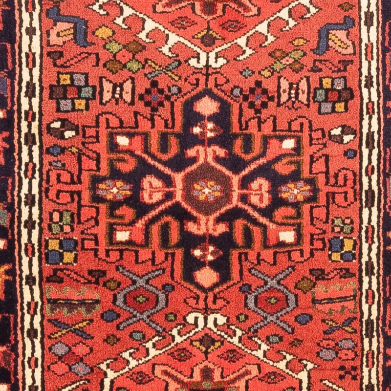 Qaraja Teppich 70x300cm - Perserteppich - rot