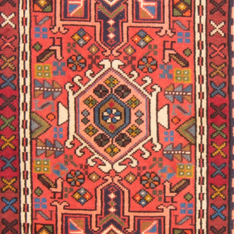 Qaraja Teppich 72x292cm - Perserteppich - rot
