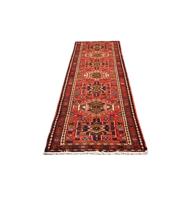 Qaraja Teppich 72x292cm - Perserteppich - rot