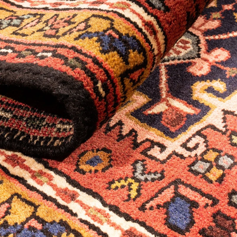 Qaraja Teppich 70x300cm - Perserteppich - rot