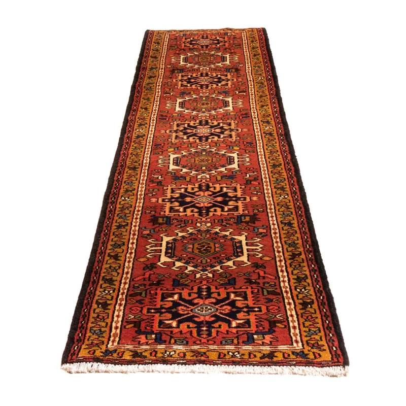 Qaraja Teppich 70x300cm - Perserteppich - rot