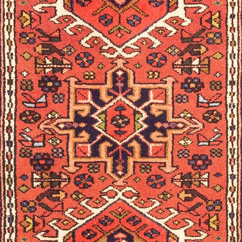 Qaraja Teppich 70x290cm - Perserteppich - rot