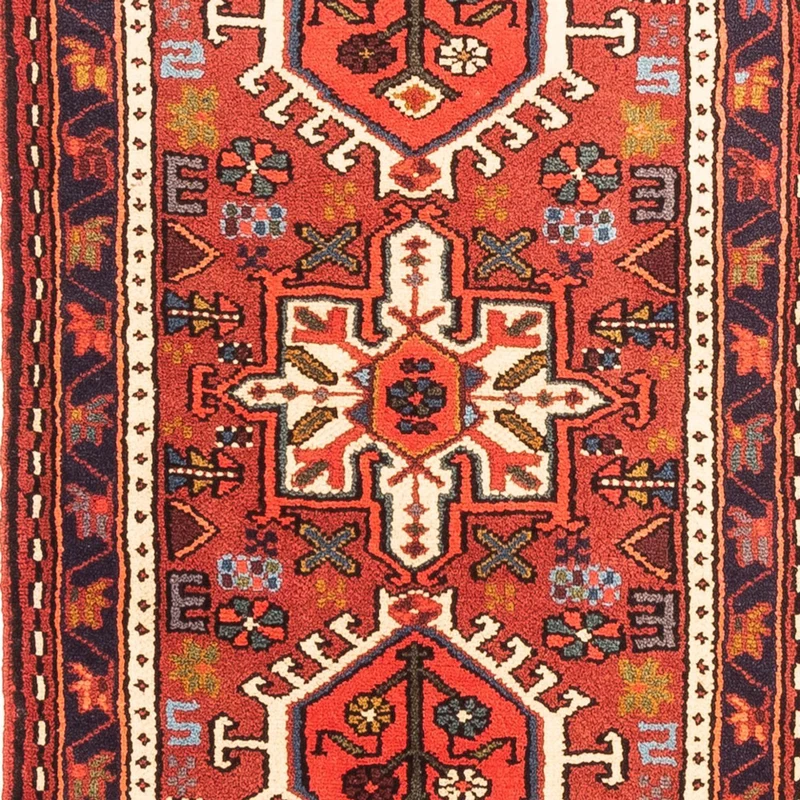 Qaraja Teppich 73x286cm - Perserteppich - rot