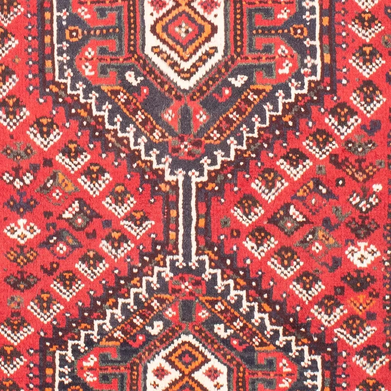Shiraz Teppich 110x155cm - Perserteppich - rot