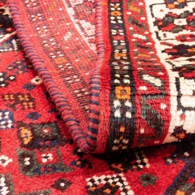 Shiraz Teppich 110x155cm - Perserteppich - rot